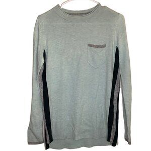 Smartwool Size Small Shadow Pine Green Sweater Wool Lightweight Long Sleeve Top